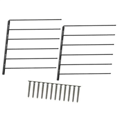 2Pcs Saddle Rack Stand - Wall Mounted Heavy-Duty Holder