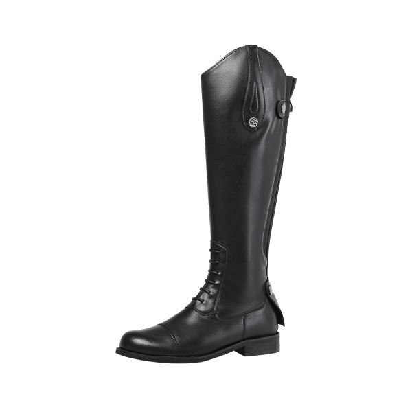 Mezereon Unisex Leather Riding Boots - Classic Design