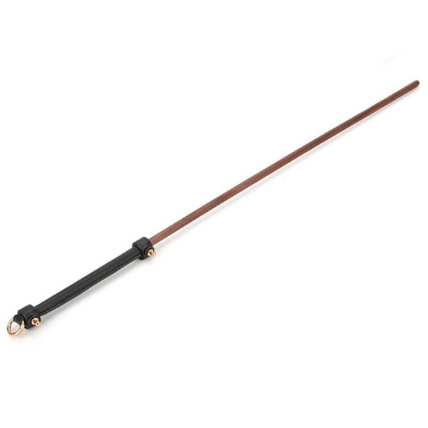 Genuine Leather & Walnut Wood Horse Whip
