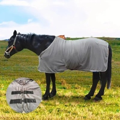 Thermal horse clothing worn by horses for outdoor and stable use