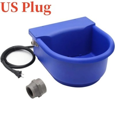 Heated automatic horse water bowl US plug 110V freeze-proof winter waterer for barns