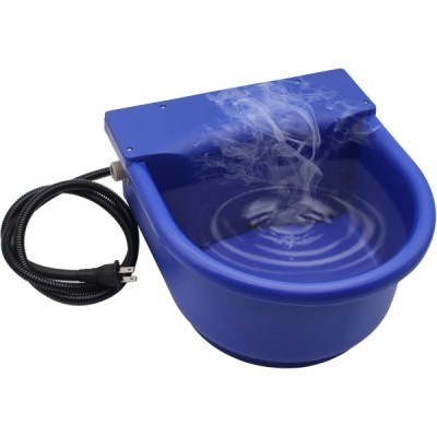 110V heated horse water bowl prevents freezing and keeps water warm in cold weather