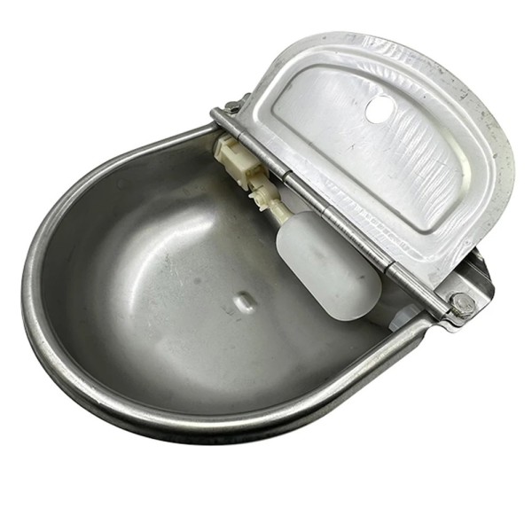 Automatic stainless steel horse water bowl with float valve for barn use