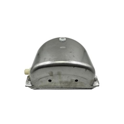 Back view of automatic horse water bowl designed for wall mounting