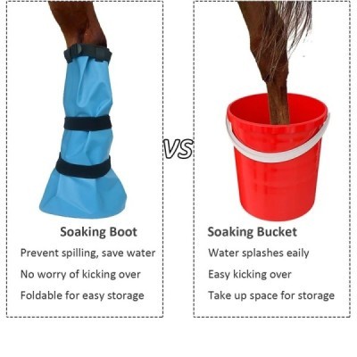 Horse Hoof Soaking Boot – Easy Use Hoof Treatment Bag