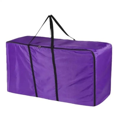 Purple waterproof horse hay bag, large storage bale carrier